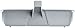 Amazon Basics Heavy Duty 12 Inch Dustpan, Gray, 6-Pack