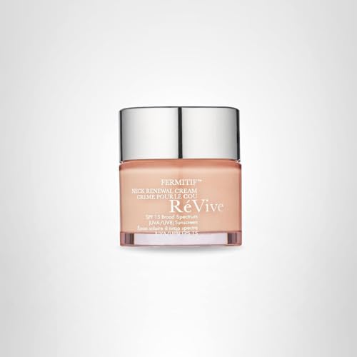 RéVive Fermitif Neck Renewal Cream SPF 15, Neck Tightening Cream for Lifting & Smoothing, Daily Neck Firming Moisturizer with Bio-Renewal Peptide & Bio-Firming Peptide, 2.5 oz