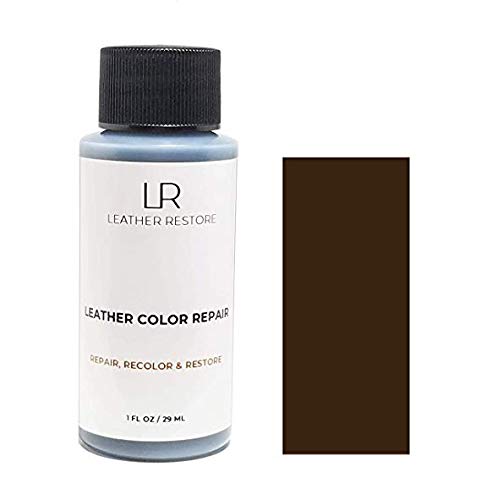 Leather Restore Leather Color Repair 1 OZ Bottle - Repair, Recolor & Restore Leather & Vinyl Couch, Furniture, Auto Interior, Car Seats, Sofa Espresso (Very Dark Brown) - Thumbnail 3