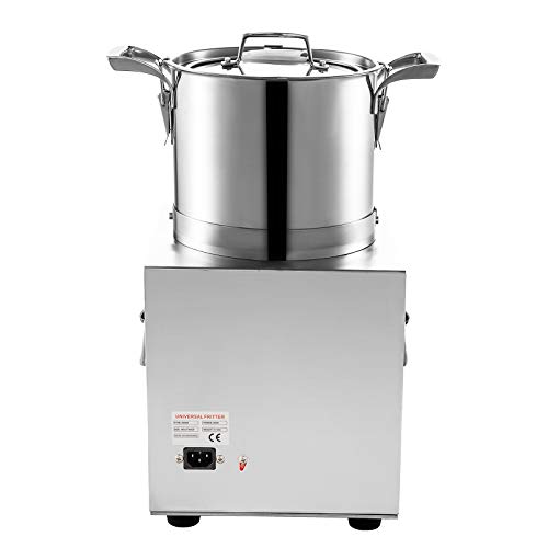 VBENLEM 110V Commercial Food Processor 4L Capacity 550W Electric Food Cutter 1400RPM Stainless