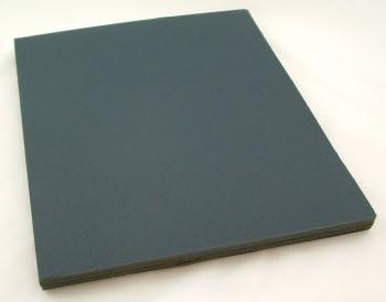 Industrial Grade Wet or Dry Sandpaper 5 Sheets, Silicon Carbide, 9" By 11", 2500 Grit
