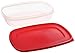 Rubbermaid SYNCHKG096961 644766082353 Easy Find Lid Food Storage Container, BPA-Free Plastic, 1-1/2 Gal (4-Pack), Clear