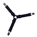 BSLINO 8pcs/2 Sets Sheet Straps Triangle Bed Sheet Band Straps Suspenders Adjustable Fitted Bed Sheet Corner Holder Elastic Straps Fasteners Mattress Pad Cover Clips Grippers