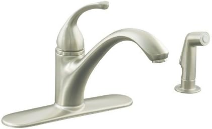 Kohler R10412 N Bn Forte 4 Hole Kitchen Sink Fuacet Vibrant