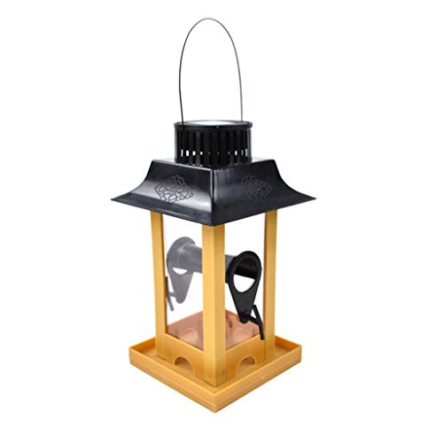 Camleo Bird Feeder Solar Light Feeder Bird Feeding Station Large
