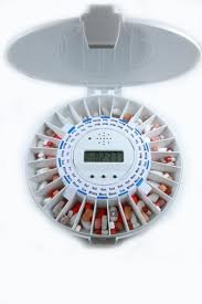 Med-e-lert 2T - Automatic Pill Dispenser 28 Day 7 Day 4 Times