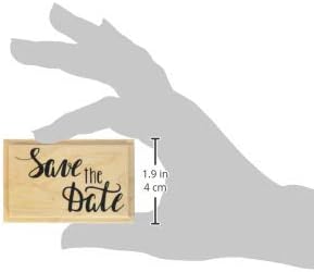 Knorr Prandell 211800353 Knorr Prona 211800353 Wooden Stamp (General) Motif Size 6.2 x 3.9 cm Save The Date - Image 4