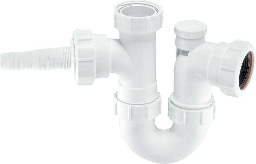 McAlpine Anti Syphon Sink Trap with Horizontal Nozzle WM2V