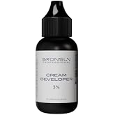 BRONSUN Cream Developer 3%, Professional Eyebrow and Eyelash Tinting, 1.01 fl.oz