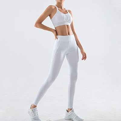 SHAIRMB Conjunto de Yoga para Mujer Running Sports Fitness Bra ...