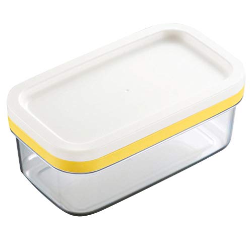 Organizer Sealed Rectangular Storage Box, Butter Box Butter Box Cheese Cutting Crisper for Home