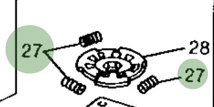 John Deere Original Equipment Spring Kit #AM39469