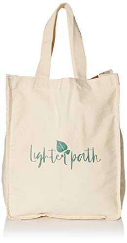 Earth Friendly Reusable Shopping Bags | 8 PC Set | Machine Washable | 100% Organic Cotton Grocery Bags Includes Sturdy Canvas Tote, 2 Shoulder Bags, 3 Mesh Produce Bags, 2 Bulk Bags