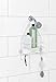 Zenna Home Shower Caddy Hanging Bathroom Organizer, Stainless Steel Shower Rack with 1 Wide Wire Shelf and Soap Dish, Rustproof Over Shower Head Storage System, White