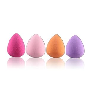 fregthf 4 stuks make-up Sponzen Waterdrop Makeup Blender Blending cosmetische make-up Sponzen Buds ei-vormige set voor…