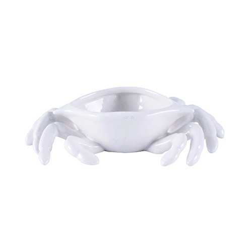 Cape Coral Collection, Crab Butter Dish, White