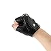 BinaryABC Halloween Costume Gloves,Punk Rock Gloves,Pu Half Finger Gloves, Halloween Cosplay Accessory