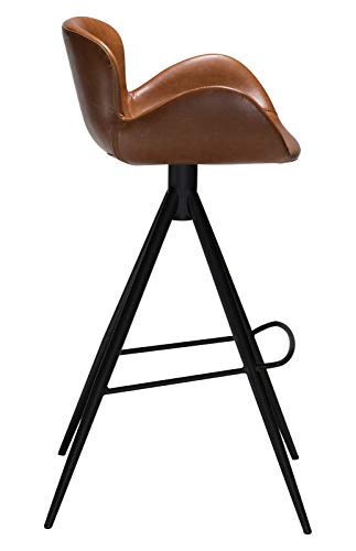 Dan Form Danform Barhocker Gaia Kunstleder Vintage Hellbraun
