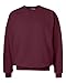 Hanes 90/10 Cotton/Polyester 10.2oz. Ultimate Cotton - Crewneck, Large-Maroon