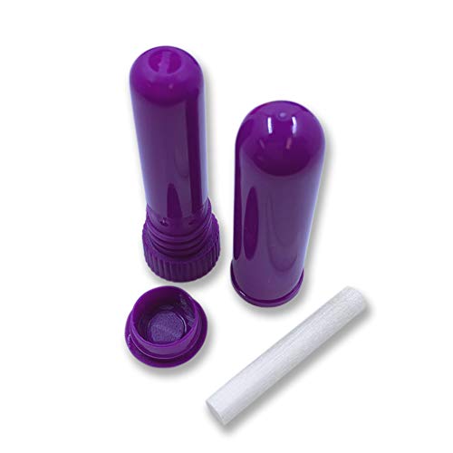 Aromatherapy Inhaler Tubes for Essentail Oils 24 Colored Nasal Aroma