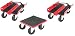 Extreme Max 5800.2000 Economy Snowmobile Dolly System - Red primary