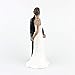 LaHomey Cake Wedding Topper, African American Wedding Anniversary Bride and Groom Resin Cake Topper Figurine