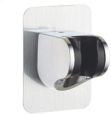 Clarmonde Adjustable Bathroom Shower Head Bracket Wall Mount Mounted Holder ABS Chrome (Bracket 03), 100*75*70mm - Image 3