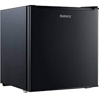 Galanz - 1.7 cubic foot compact dorm refrigerator, Black