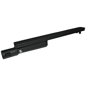 Image of Music City Metals 23301 Cast Iron Burner Replacement for Select Gas Grill Models by Aussie, Bull and Others