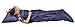 Dark Blue Artificial Silk Single Sleepsack Sleeping Bag Liner 210x90cm