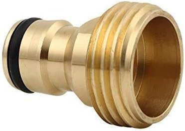 Hydrogarden 2pc Brass Hose Connector Hose End Quick Connect Fitting 1/2" Hose Pipe Quick Connector for Gardening Home Watering,Car Washing - Image 3