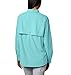 Columbia Women's Bahama Long Sleeve Shirt, Medium, Clear Blue