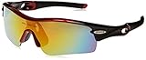 RIVBOS 805 POLARIZED Sports Sunglasses Glasses with 5 Set Interchangeable Lenses for Cycling
