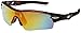 RIVBOS 805 POLARIZED Sports Sunglasses Glasses with 5 Set Interchangeable Lenses for Cycling