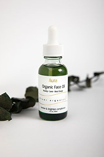 AURA Organic Face Oil (1 fl. oz/30mL) | Safflower | Rosehip | Carrot seed oil | Blood Orange