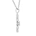 Created Opal and Created White Sapphire Snowflake Pendant