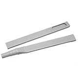 Gadjit Exten Vac Flat Vacuum Cleaner Attachment Hose Extender (Gray)- 36" Reach Under Fridge and Heavy Furniture, Vacuums Up Dirt and Dust Bunnies, Great for Big and Small Cleaning Projects