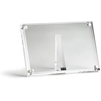 8.5x11 Standoff Acrylic Wall Sign Holder With Magnetic Access Feature - View #9