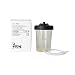 3M PPS H/O Pressure Cup with Air Hose, 16124, Large, 28 Ounces, Use with 3M Accuspray HGP Spray Gun for Thick High-Viscosity Paints, Stains, Varnishes, Coatings and Primers, 1 Pack primary