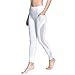 ONGASOFT Yoga Pants for Women Fitness Running Workout Leggings Tummy Control Side Pockets White
