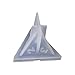 Flosky 7 Shapes Dice Fillet Square Triangle Dice Mold Dice Digital Game Silicone Mould