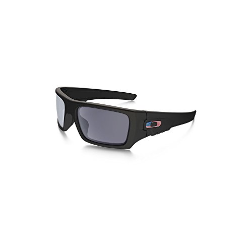 Oakley SI Ballistic Det Cord US Flag Matte Black Frame, Grey Lens OO9253-11