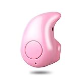 TopePop Mini V4.0 Stereo Wireless Bluetooth Headset Small Invisible In Ear Earpiece Earphones Micphone for iPhone 6 6S Plus SE 5S 5C Galaxy Note 4 5 S5 S6 S7 Edge Plus LG G3 G4 (Pink)