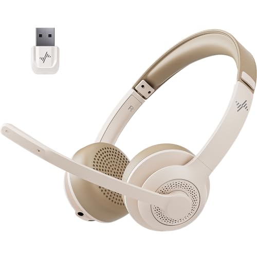 JIAMQISHI Wireless Headset AI Noise Cancelling
