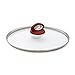 Bialetti Aeternum Red Glass Cover, 12-inch