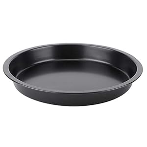 8 inch ronde pizzaplaat, non-stick pizza pan voor oven koolstofstalen bakpan keukenaccessoires
