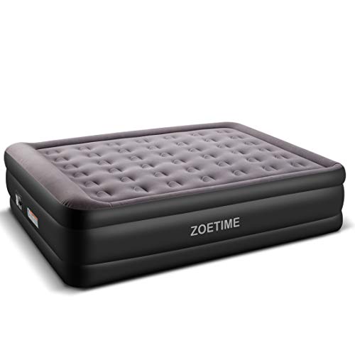 Zoetime Upgraded Queen Air Mattress Double Blow Up Elevated Raised