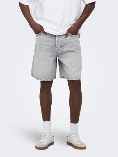 Only & Sons Onsfade Lmg 3157 Tai Dnm-Pantalones Cortos para Hombre
