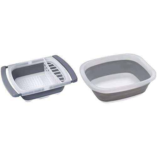 Prepworks by Progressive Collapsible Pop Up Portable Dish Tub and Over