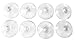 Suction Cups for Cobra, Escort and Beltronics Radar Detector - Set of 8